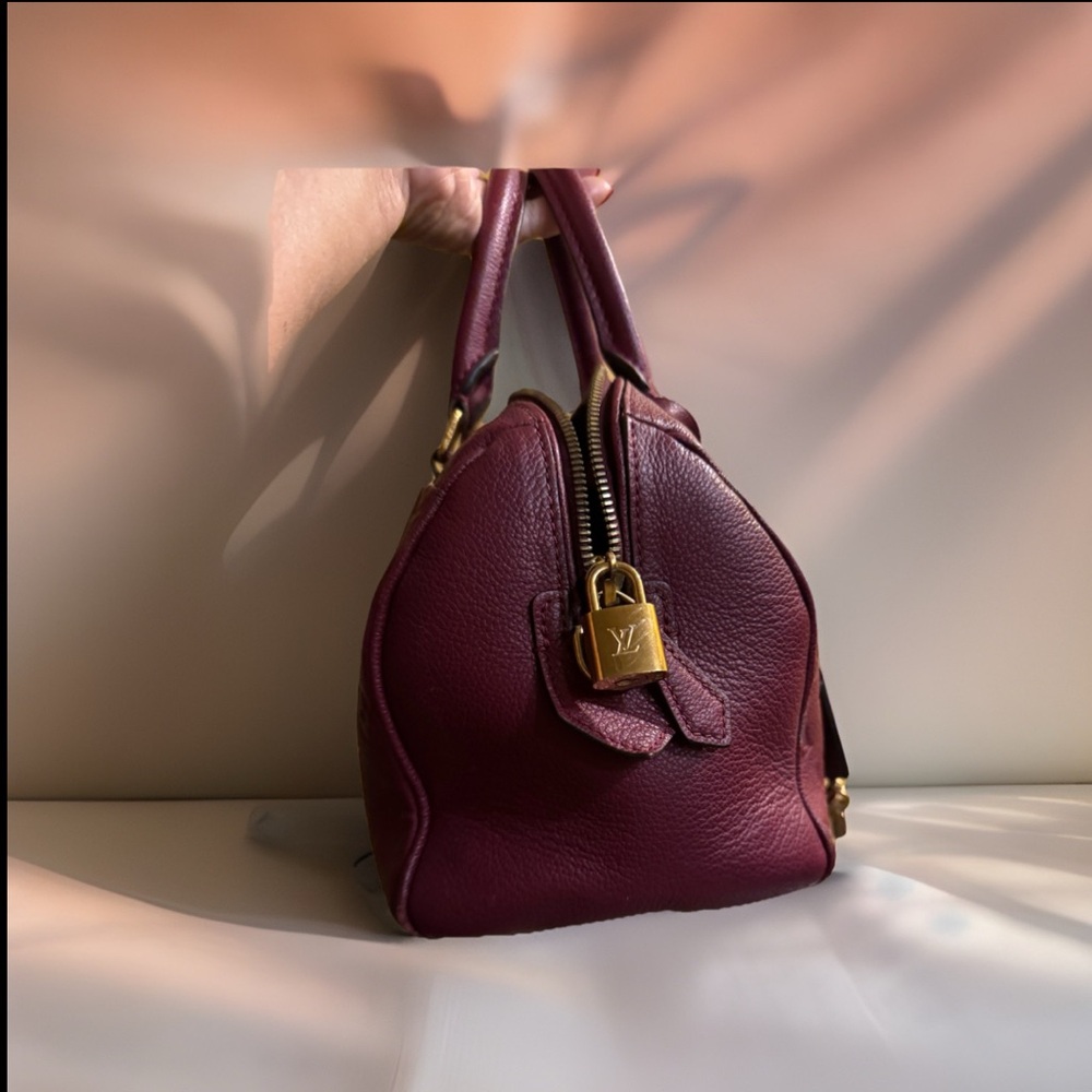 Louis Vuitton Speedy Bandoulière 25 Leather Empriente unbranded Strap & dust Bag - Picture 3 of 17